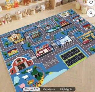 City Playmat for Die-Cast Cars